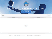 Tablet Screenshot of kilfotball.no